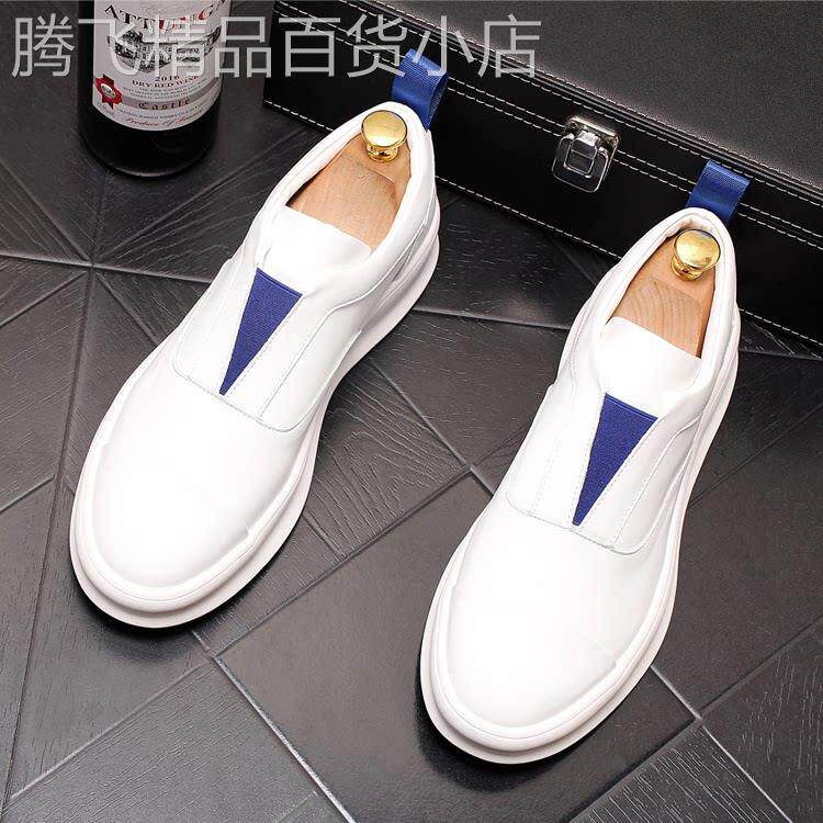欧洲站真皮小白鞋2025新款百搭套脚板鞋一脚蹬皮鞋男士休闲网红鞋