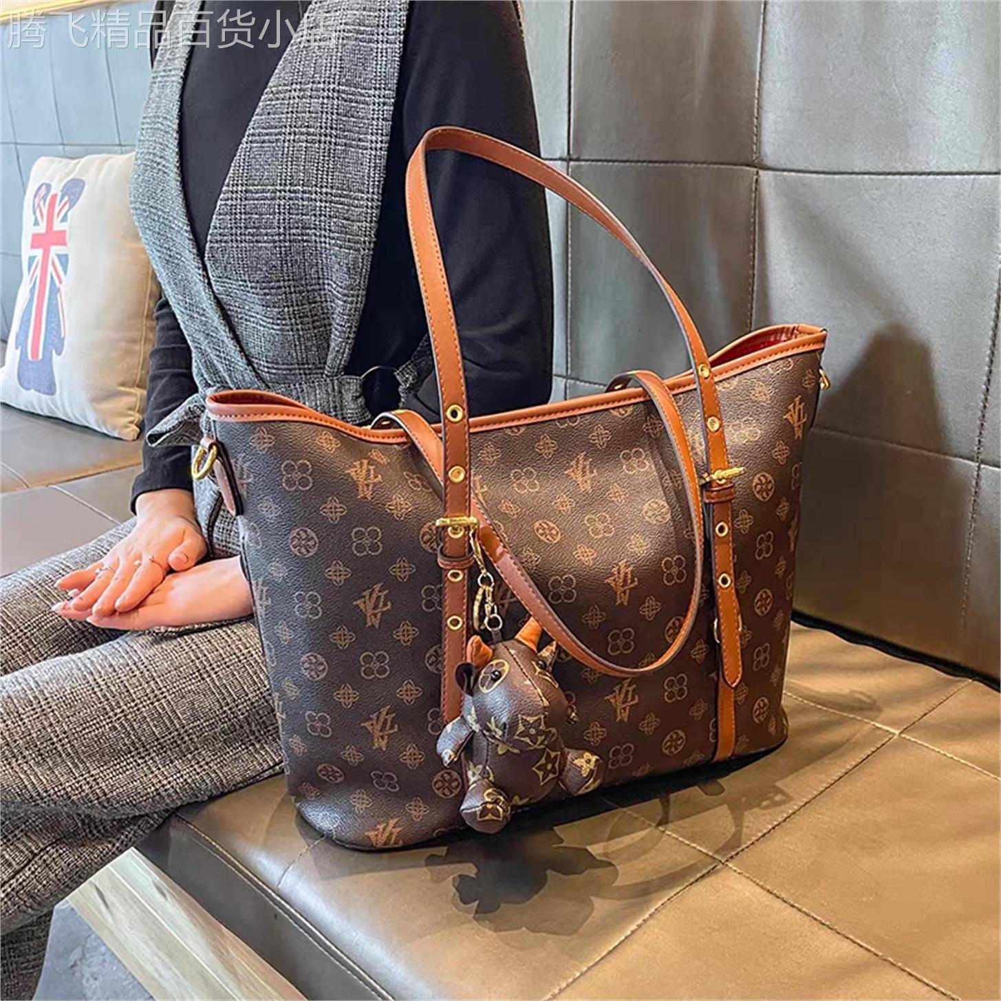 香港代购奢侈品名牌专柜正品2026新款真皮女手提单肩托特包大容量