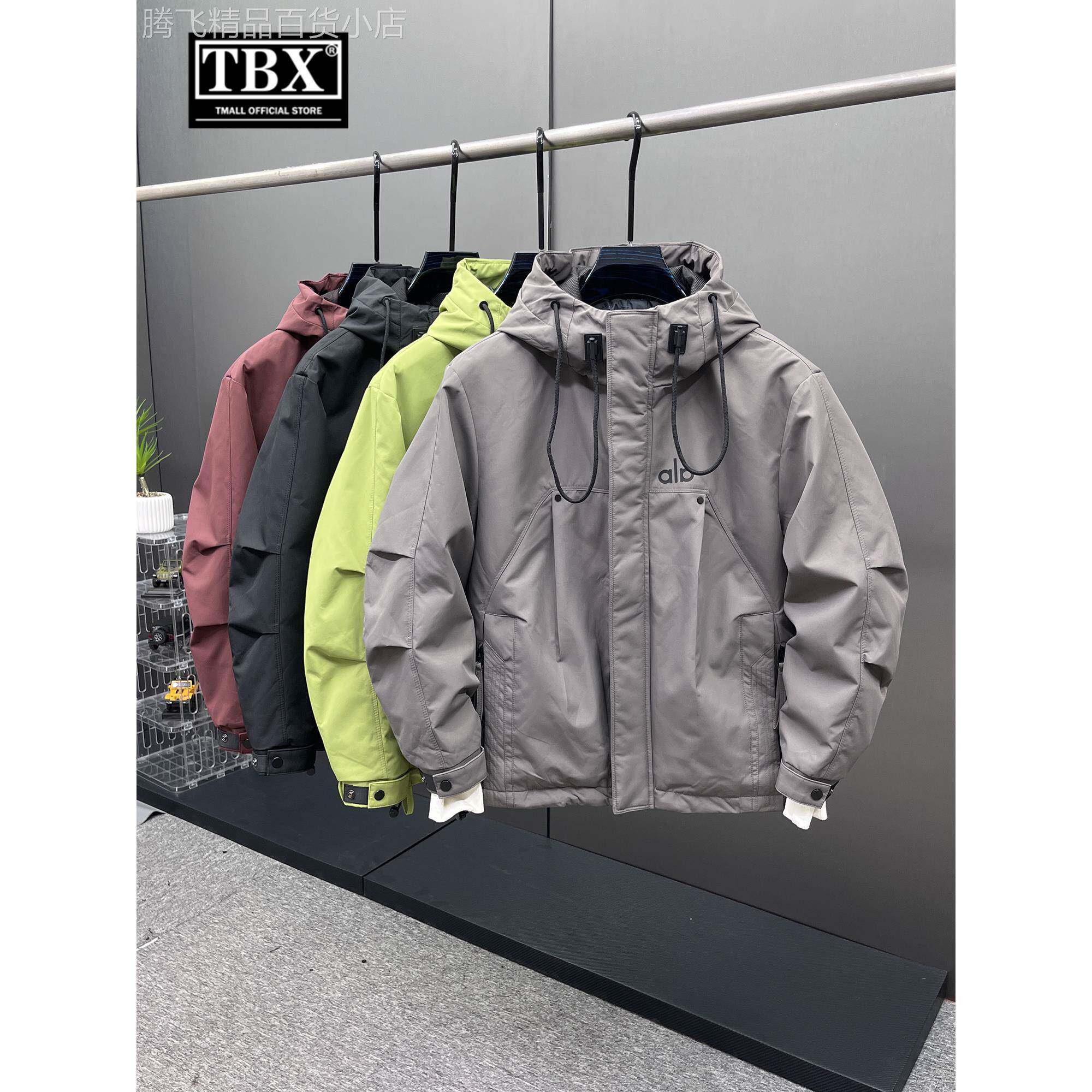 高端二棉冲锋衣外套男士2025新款秋冬季加棉加厚连帽夹克棉服男款