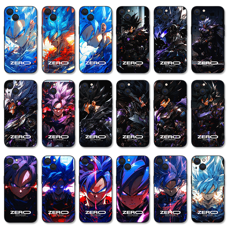 七龙珠苹果15pro手机壳iPhone14潮78plus适用11男12新款13promax小米14Pro日系OPPO真我vivo一加9R三星note20