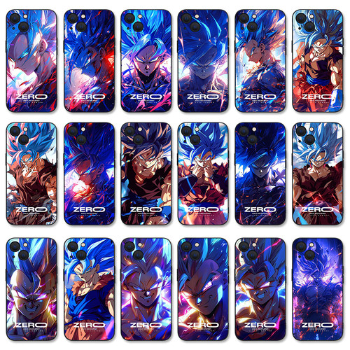 七龙珠苹果16pro手机壳iPhone15/14plus适用11悟空12赛亚人16promax新款vivo个性OPPO一加ACE3三星S24/NOTE20