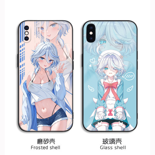 原神芙宁娜硅胶壳来图定制玻璃壳