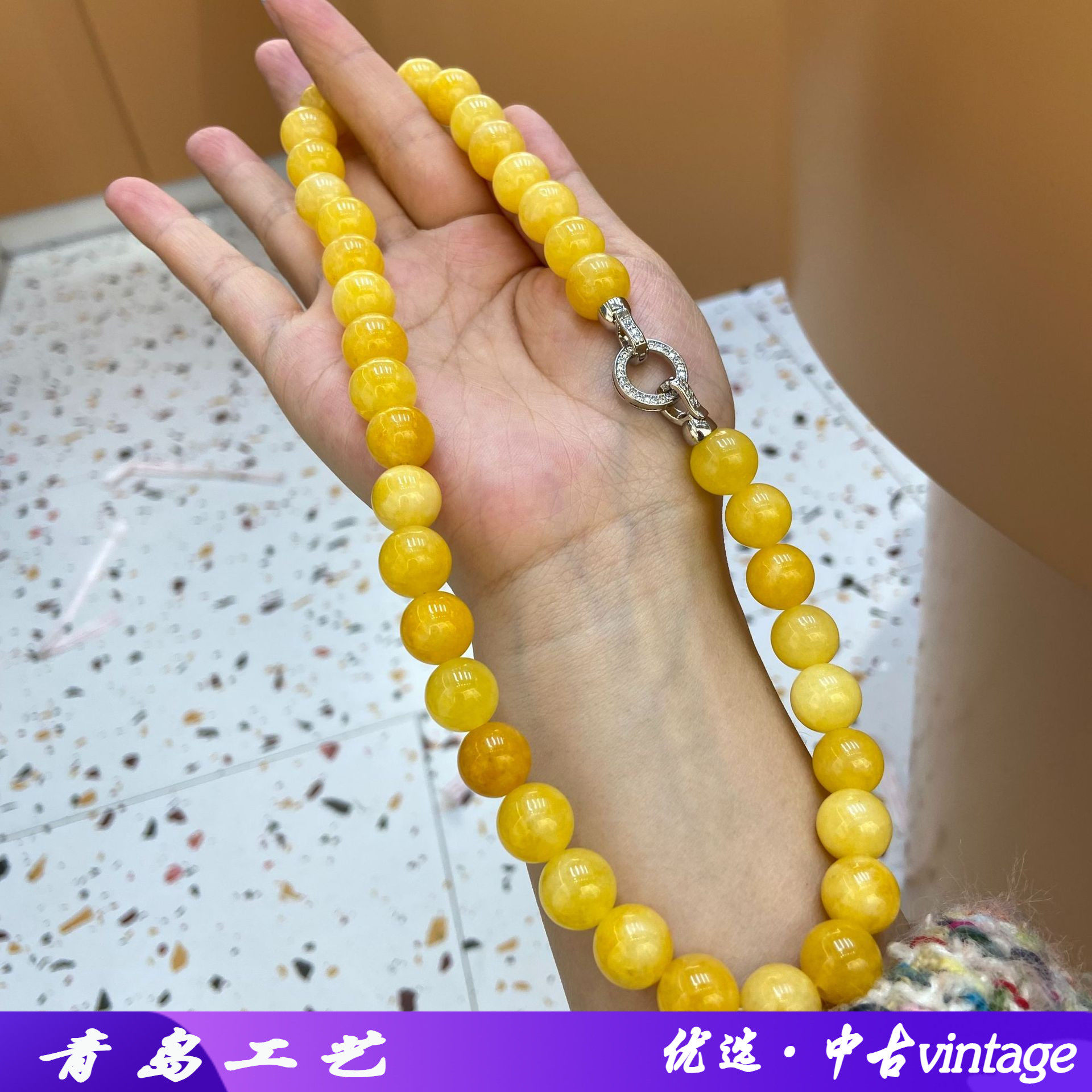 玛瑙锁骨链男女通用项链