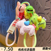 原创树脂马年钥匙扣爱心小马手机包包挂饰汽车钥匙链学生礼品