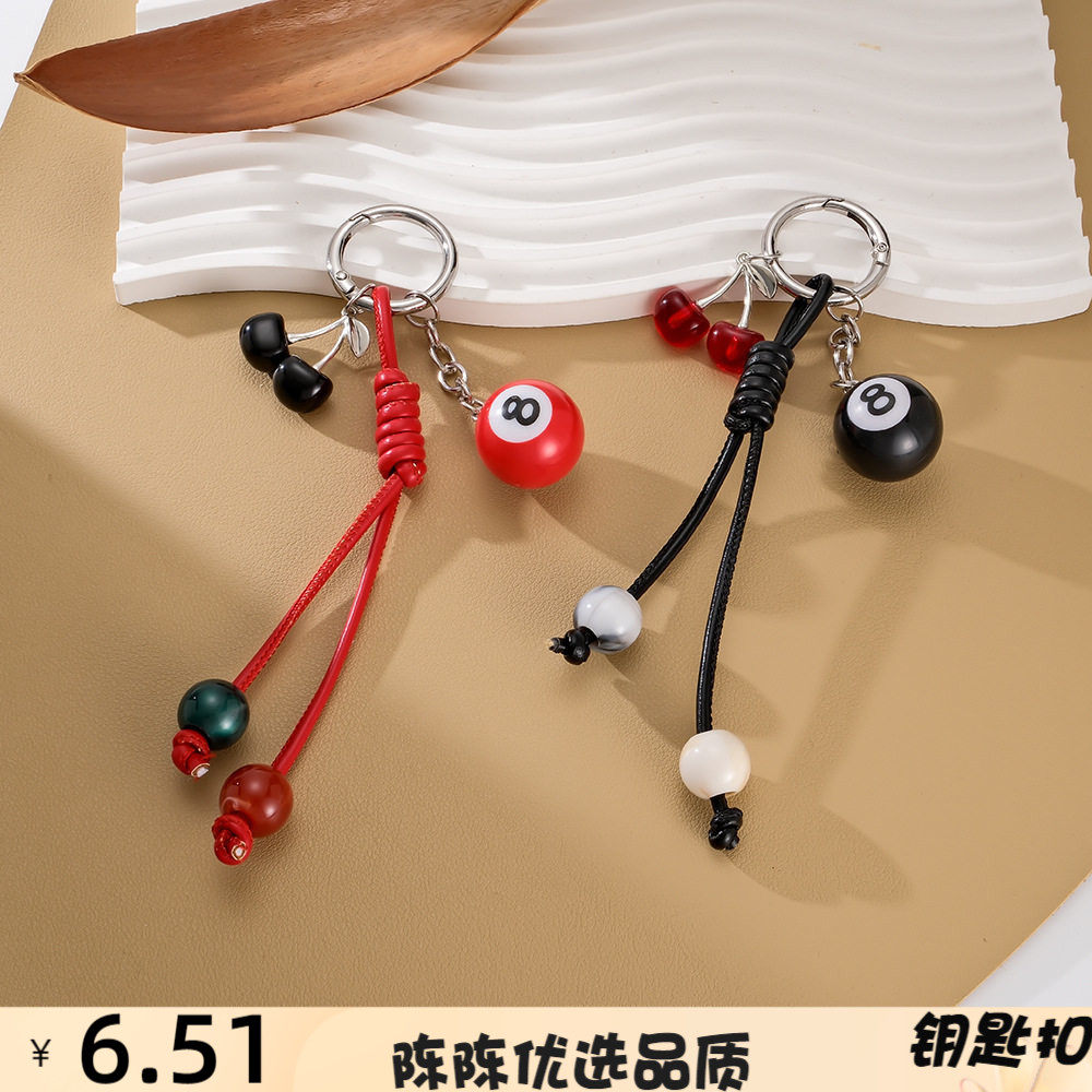 时尚个性树脂迷你樱桃包包小挂件