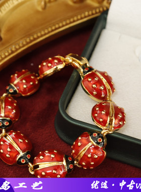 混合材质原创设计vintage手链