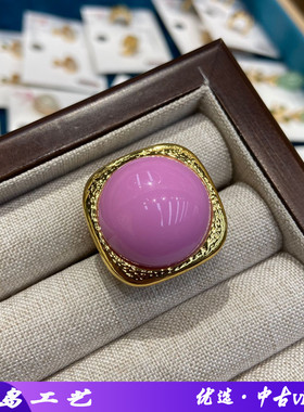 铜小众复古美拉德色戒指/指环
