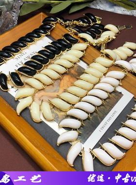 vintage饰品气质颈链百搭繁花同