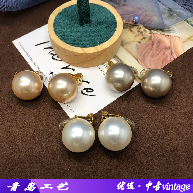 简约气质耳环复古vintage经典百