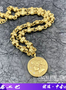 男女通用中古文艺复古简约项项链