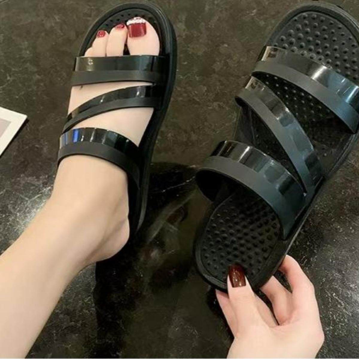 一字沙滩百搭拖鞋女夏外穿休闲