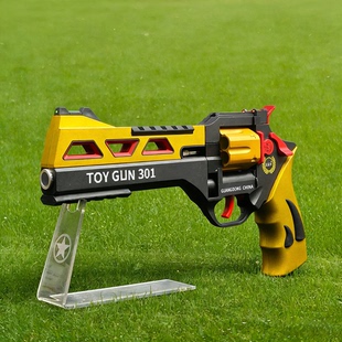 金属大号左轮手动软弹枪创意军事模拟游戏男孩户外射击玩具