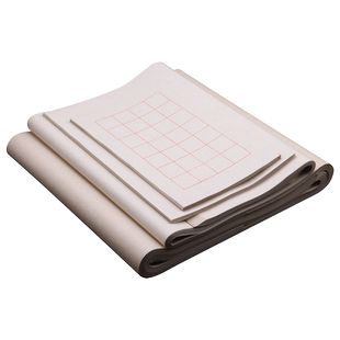 安徽泾县宣纸仿宋复古明清古纸楮皮格子宣黄麻纤维半生熟毛笔字练习书法专用纸四尺加厚练习宋元古画小品笺纸