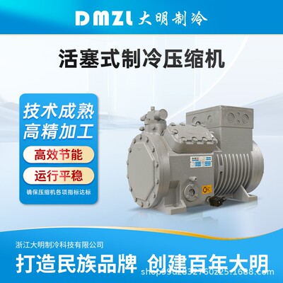 浙江全新活塞式制冷压缩机大四缸4VD-15.2~4VG-30.2环保冷媒