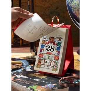 2026年新款日历创意手撕桌面台历创意国潮定制马年翻页中国风原创