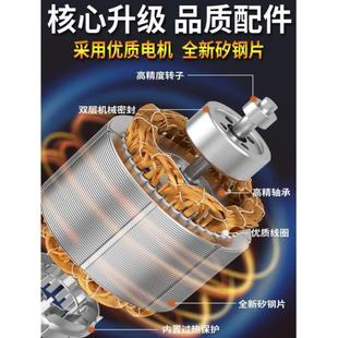 污水泵抽粪泥浆不锈钢潜水泵220V化粪池排污泵家用抽水机 t切割式