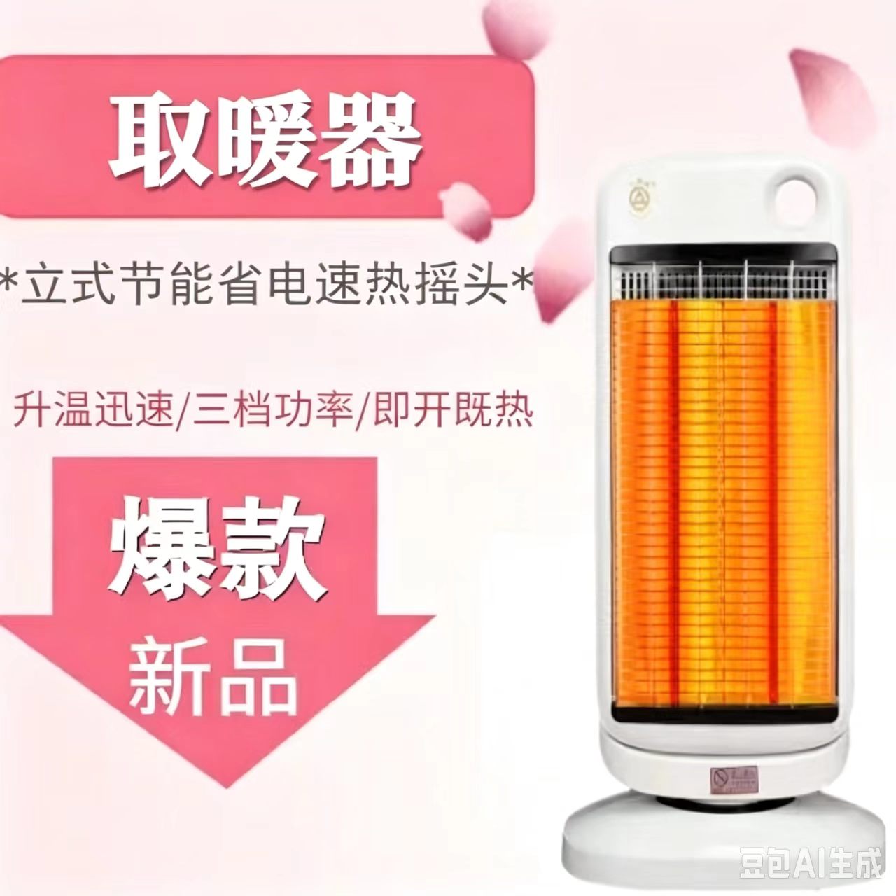 立式烤火炉家用取暖器