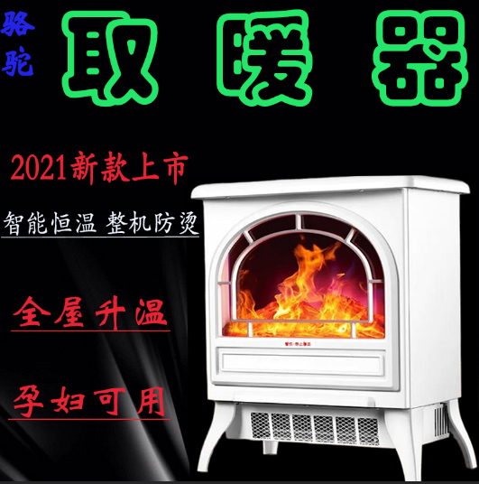 骆驼壁炉取暖器家用客厅烤火取暖炉节能省电暖气卧室内速热暖风机