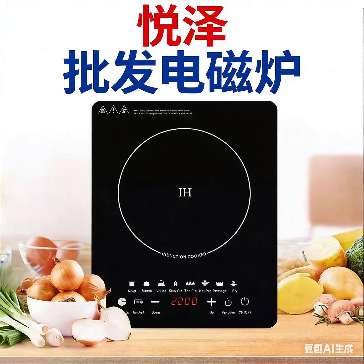 正品电磁炉家用厨房大功率触摸屏节能电池灶批发特价按键电磁