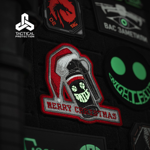 TAGTICAL 进口万针刺绣 原创圣诞主题士气章XMas
