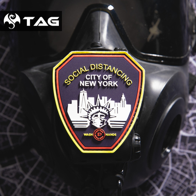 CRYE PRECISION保持距離 3D立体PVC胶章 战术魔术贴士气章