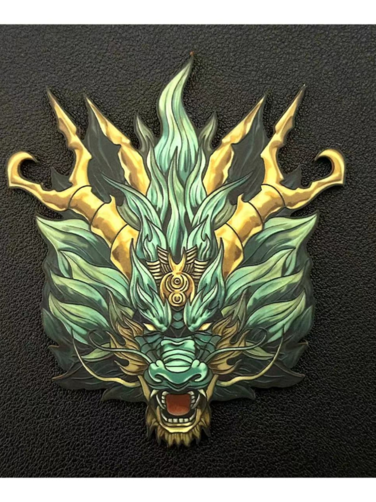 VU GEAR原创设计生肖系列“龙”硬质高端夜光魔术贴士气章臂章