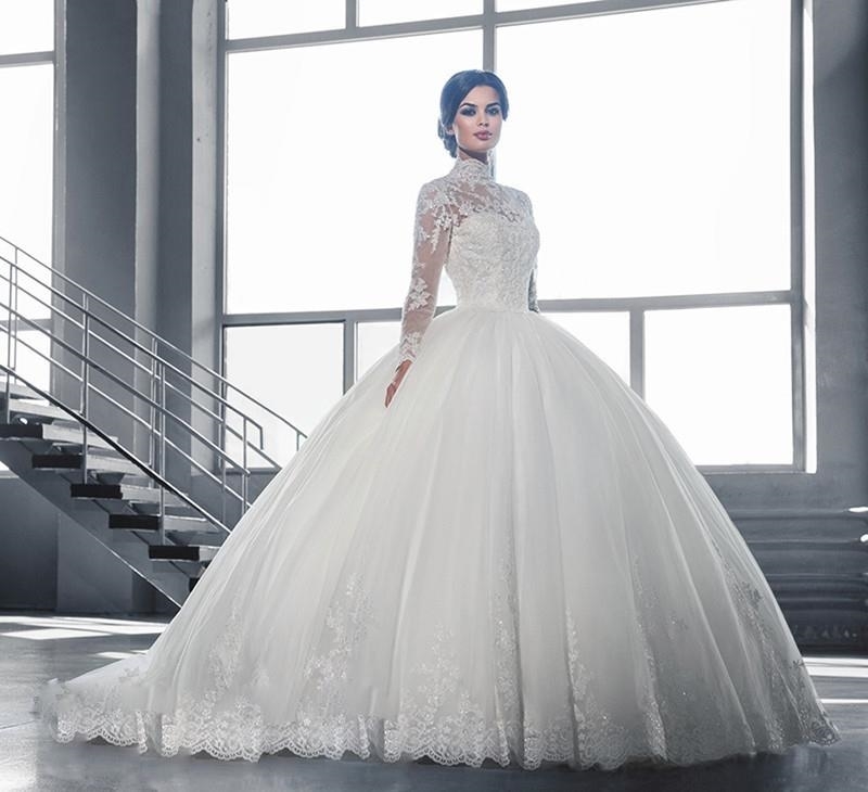 工厂奢华蕾丝一字肩中长袖新娘拖尾婚纱礼服2017新款|ruв категории Женская одежда, Cвадебные платья, свадебное платье - от Buy2taobao.com для оказания профессиональной услуги покупки агента Taobao