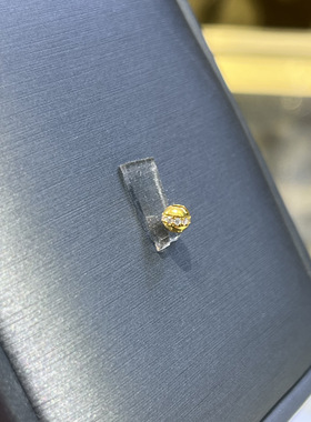 纯18K金配件珠串路路通潘拉拉Au750手链扣头配饰珠链盘缠散珠P141