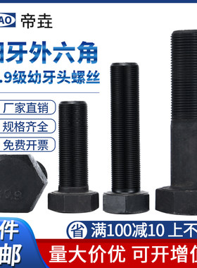 10.9级细牙外六角螺丝高强度