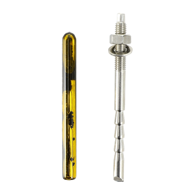 304不锈钢化学锚栓M8M10M12M14M16-M30 化学膨胀螺栓倒锥化学螺丝