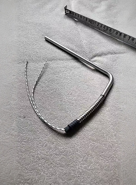 L型给袋机加热管10×260单头直角干烧电热管110V350W包装机发热管