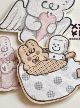 xxkk丨原创咖啡毛毡板装饰拼豆挂件