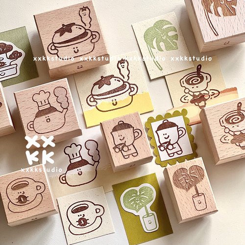 xxkk炫炫酷酷丨原创木质印章光敏印章