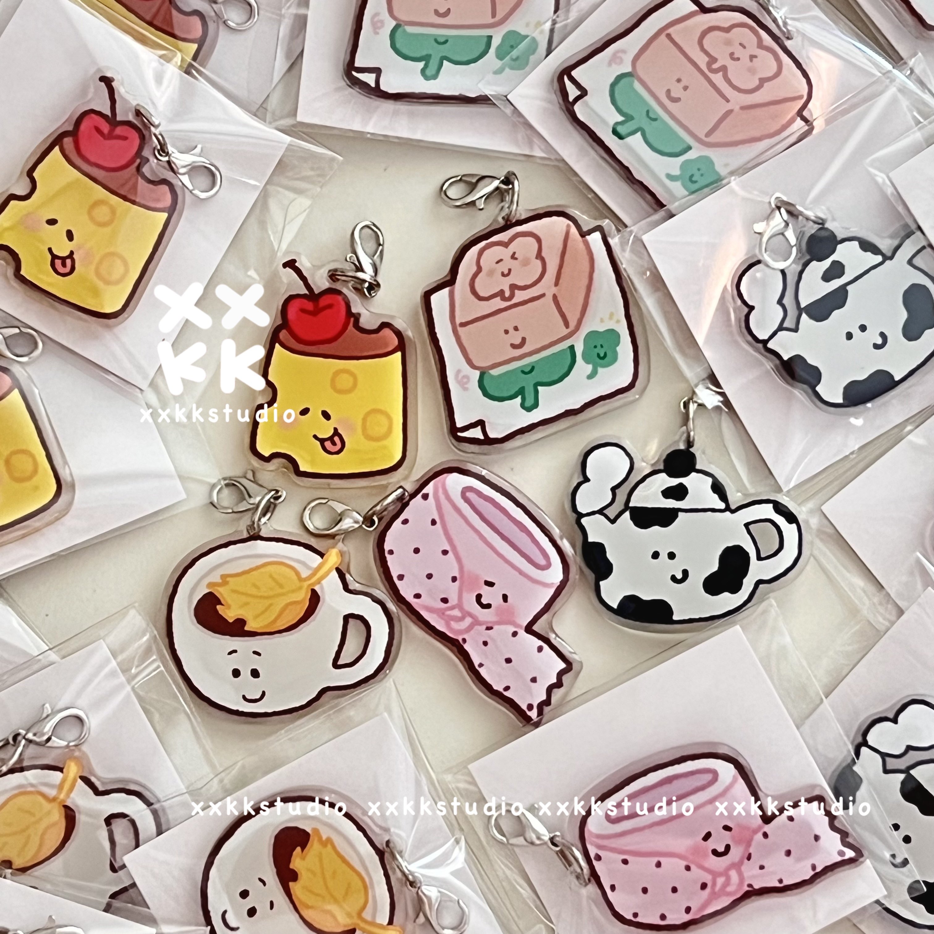 xxkk炫炫酷酷丨原创手账挂件钥匙扣滴胶亚克力,节庆用品/礼品,文化创意文具,淘宝优惠券,粉丝福利购,淘宝优惠卷