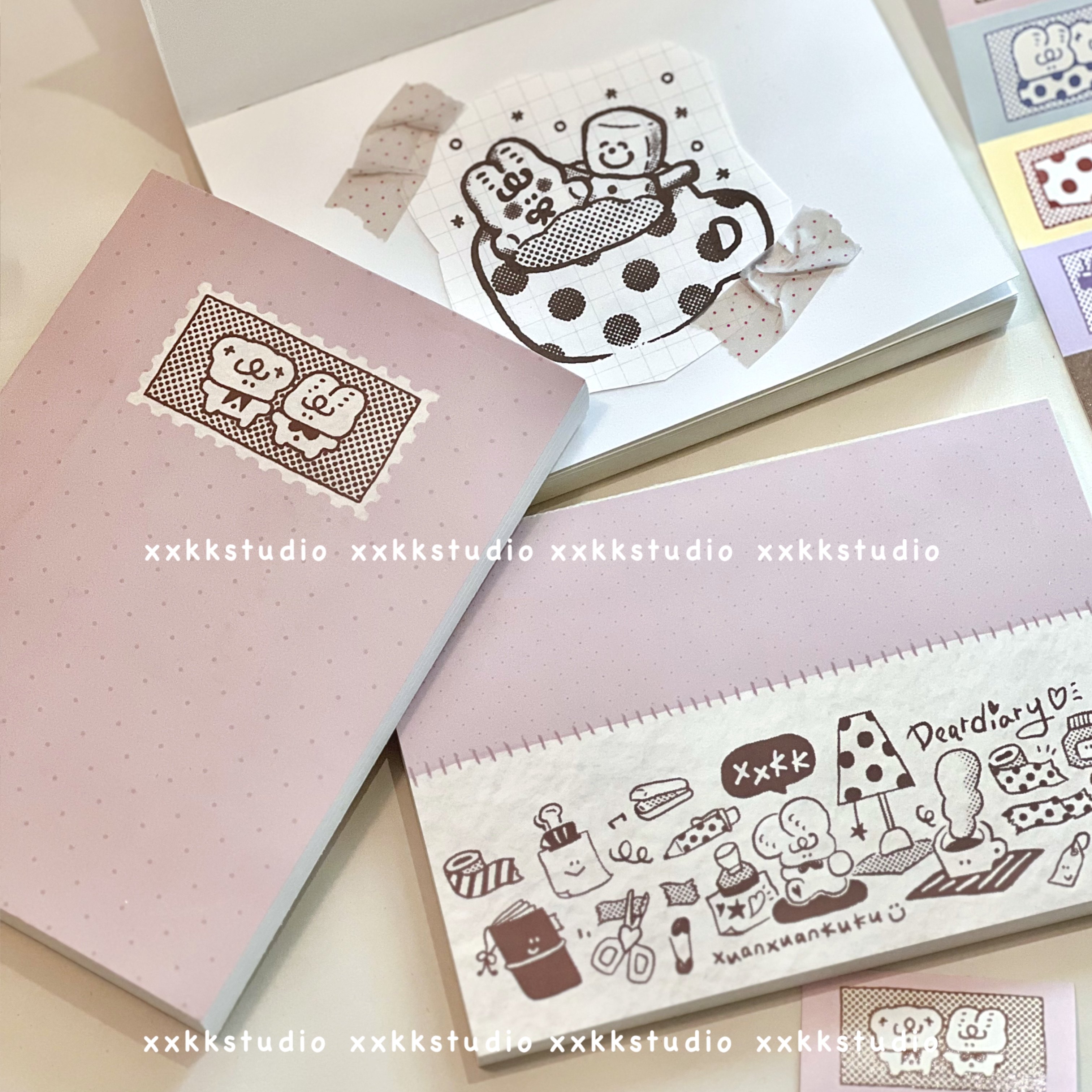 xxkk炫炫酷酷原创A6空白本手账本盖章本,文具电教/文化用品/商务用品,手帐/日程本/计划本,淘宝优惠券,粉丝福利购,淘宝优惠卷