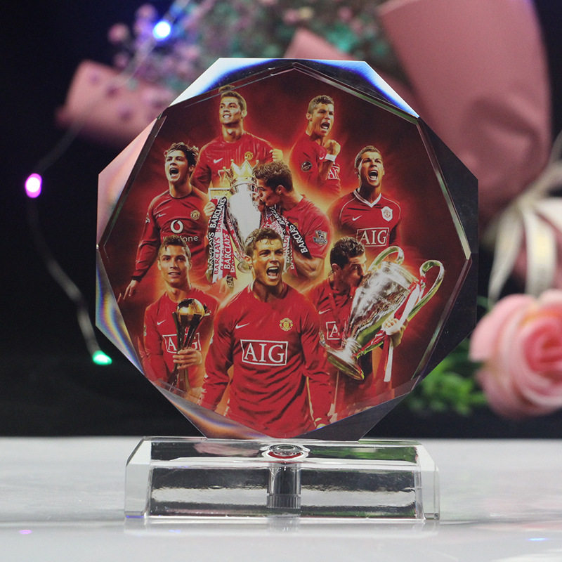 曼联C罗手办足球纪念品球迷模型送男朋友照片diy摆件生日礼物