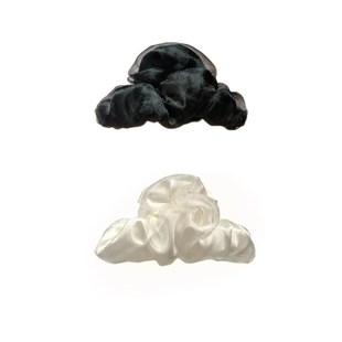 双色流光 优选薯爆款 202y5轻奢闪光褶皱抓夹气质网红发夹T.