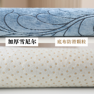 优选布防滑加厚家用l蕾丝圆形小桌子台布高级感简约布艺2023新.