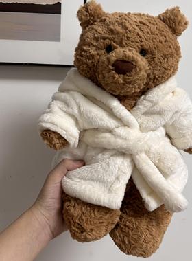 仅娃衣】巴塞罗熊衣服jelly&cat36安抚娃娃公仔莉娜熊泰迪熊浴袍