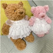 玩偶巴塞罗熊换装巴纳布斯猪衣服