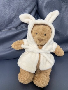 仅衣服 Jelly&cat28巴塞罗熊浴袍外套小熊毛绒公仔外套娃衣替