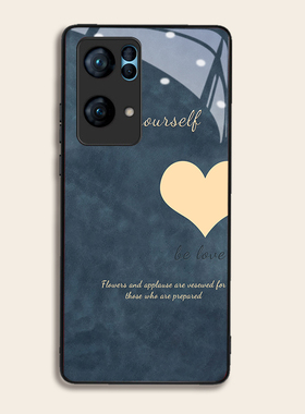 雾霾爱心适用OPPOreno7pro+手机壳6/5硅胶96findR17钢化玻璃a7293