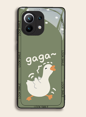 绿色鸭子适用小米12pro手机壳11ultra10青春cc9红米note11+k5040s