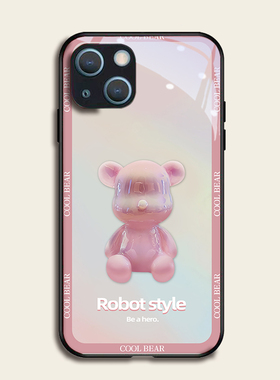 果冻小熊适用苹果13pro手机壳12max11钢化玻璃iphone硅胶xr7sx865