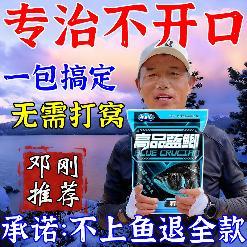 龙王恨新品高品蓝鲫鱼饵料野钓专用鲫鱼鲤鱼腥香酒米饵料窝料鱼食