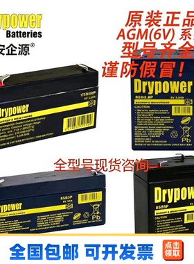 美国DRYPOWER蓄电池AGM(6V)系列6SB1.2/2.8/3/5/7.2P全型号仓