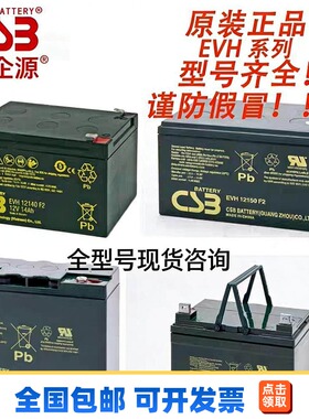 台湾CSB蓄电池EVH系列EVH 12140/12150/12240/12390全型号现货
