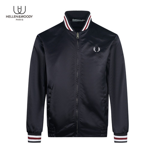 HW男装立领春秋修身棒球服夹克