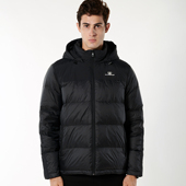 连帽立领防水加厚男士 新款 羽绒服 法国高端90白鸭绒户外冬季 HW男装