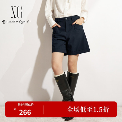 XG雪歌女装2026年新款短裤XK102035A328